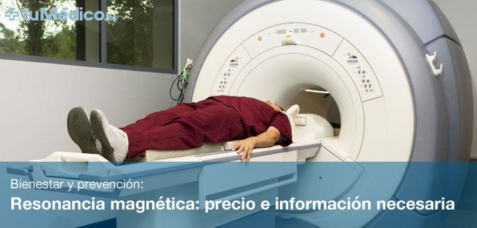 Resonancia magntica: precio e informacin necesaria