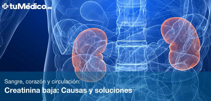 Creatinina baja: Causas y soluciones