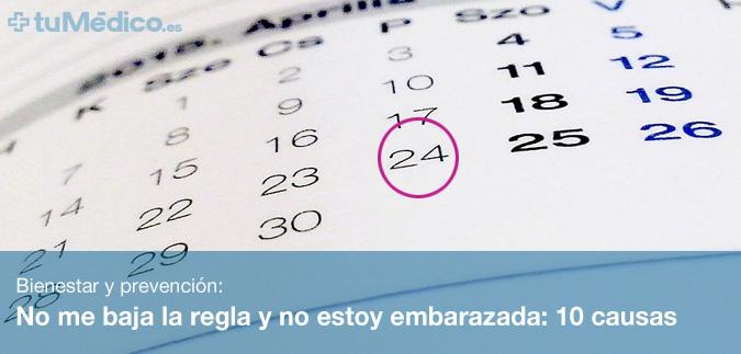 No me baja la regla y no estoy embarazada: 10 causas