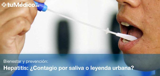 Hepatitis: Contagio por saliva o leyenda urbana?