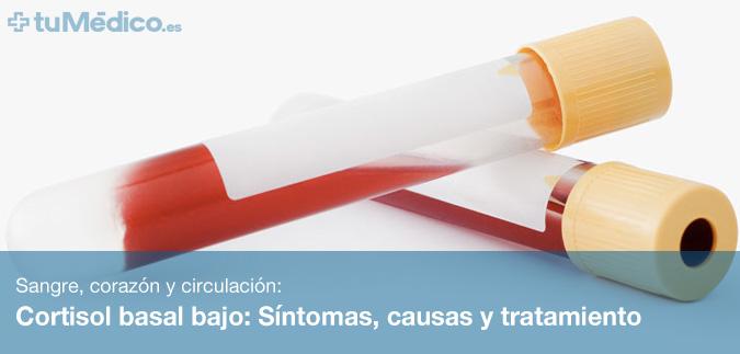 Cortisol basal bajo: Sntomas, causas y tratamiento