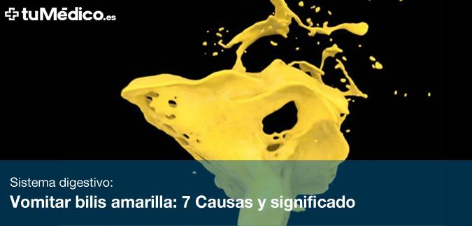 Vomitar bilis amarilla: 7 Causas y significado