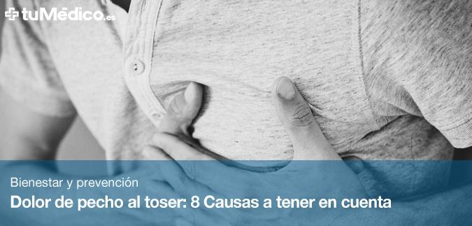 Dolor de pecho al toser: 8 Causas a tener en cuenta